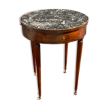 Table bouillotte en noyer d’époque directoire XVIII eme siècle