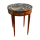 Table bouillotte en noyer d’époque directoire XVIII eme siècle