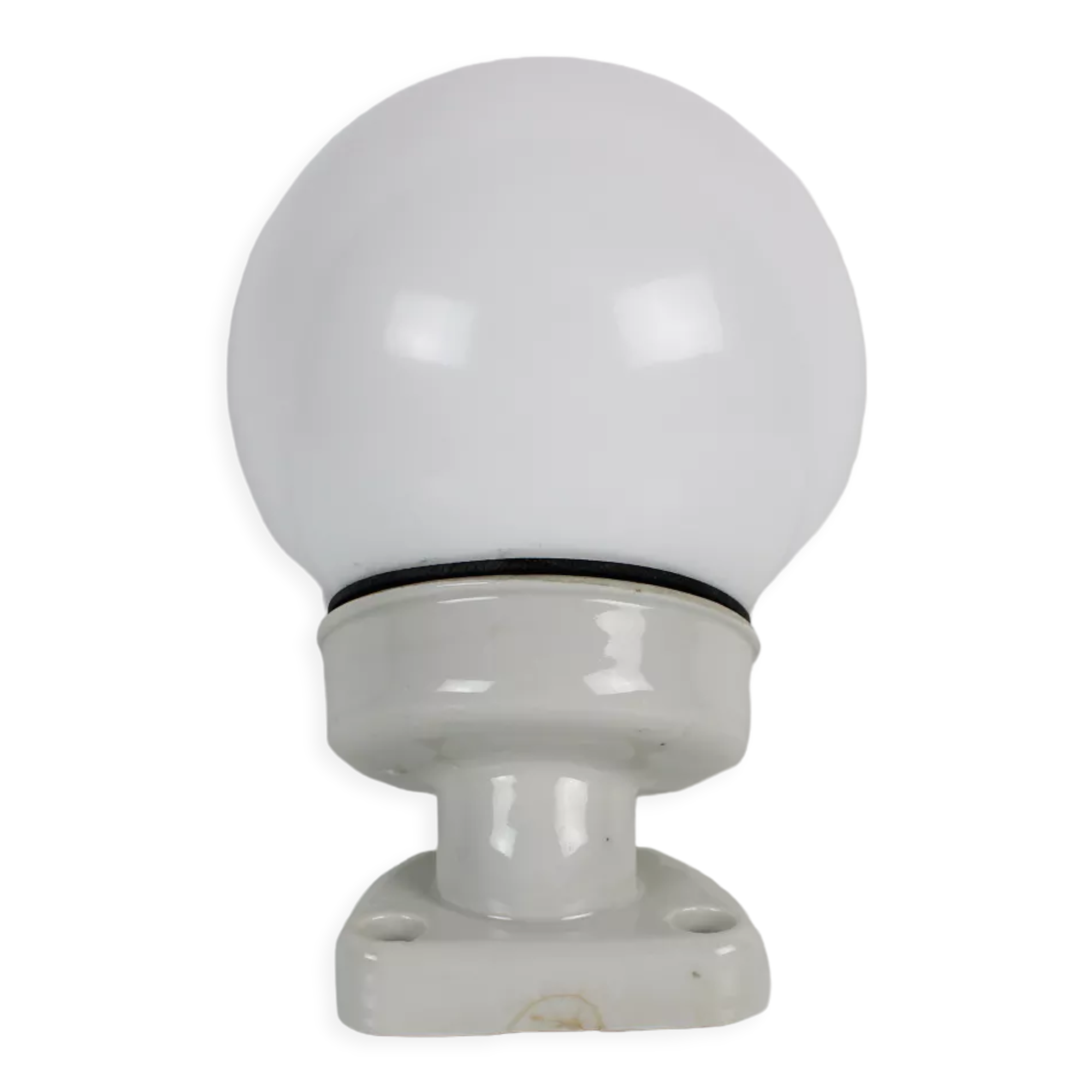 1960's Wall Lamp Porcelain and Glass, Czechoslovakia