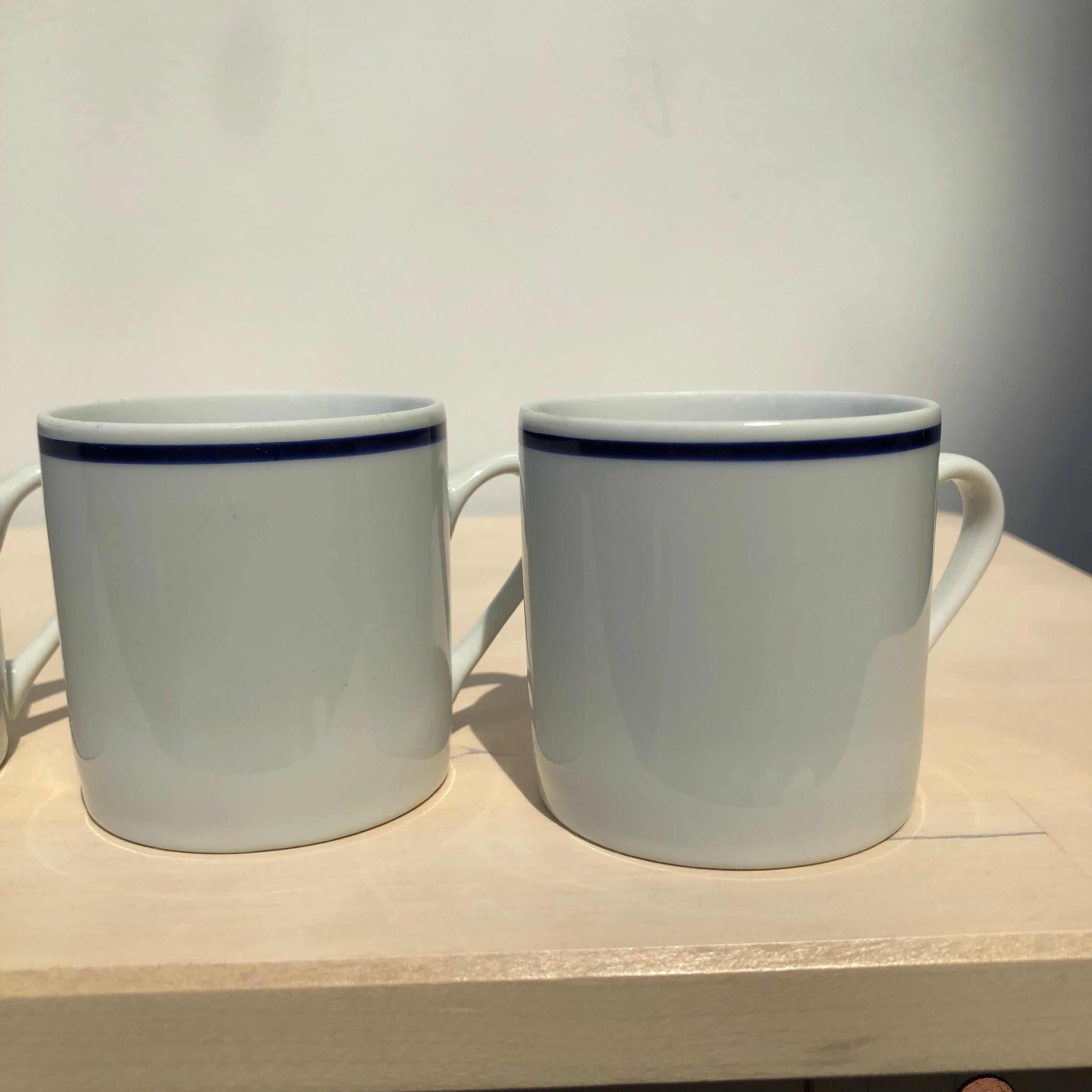 Porcelain coffee cups