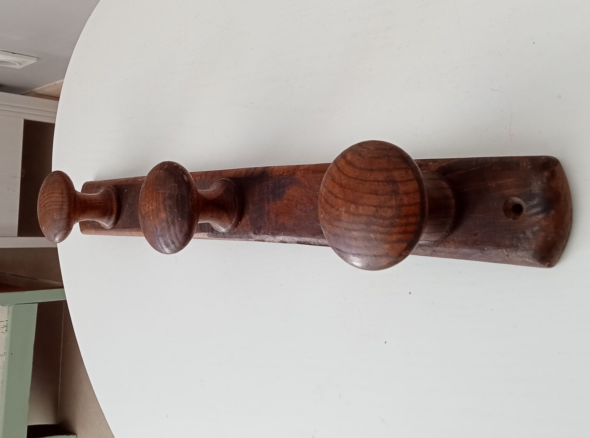 Vintage wooden coat rack 70s/80s