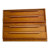 Set of 2 vintage wk möbel xl deep chests