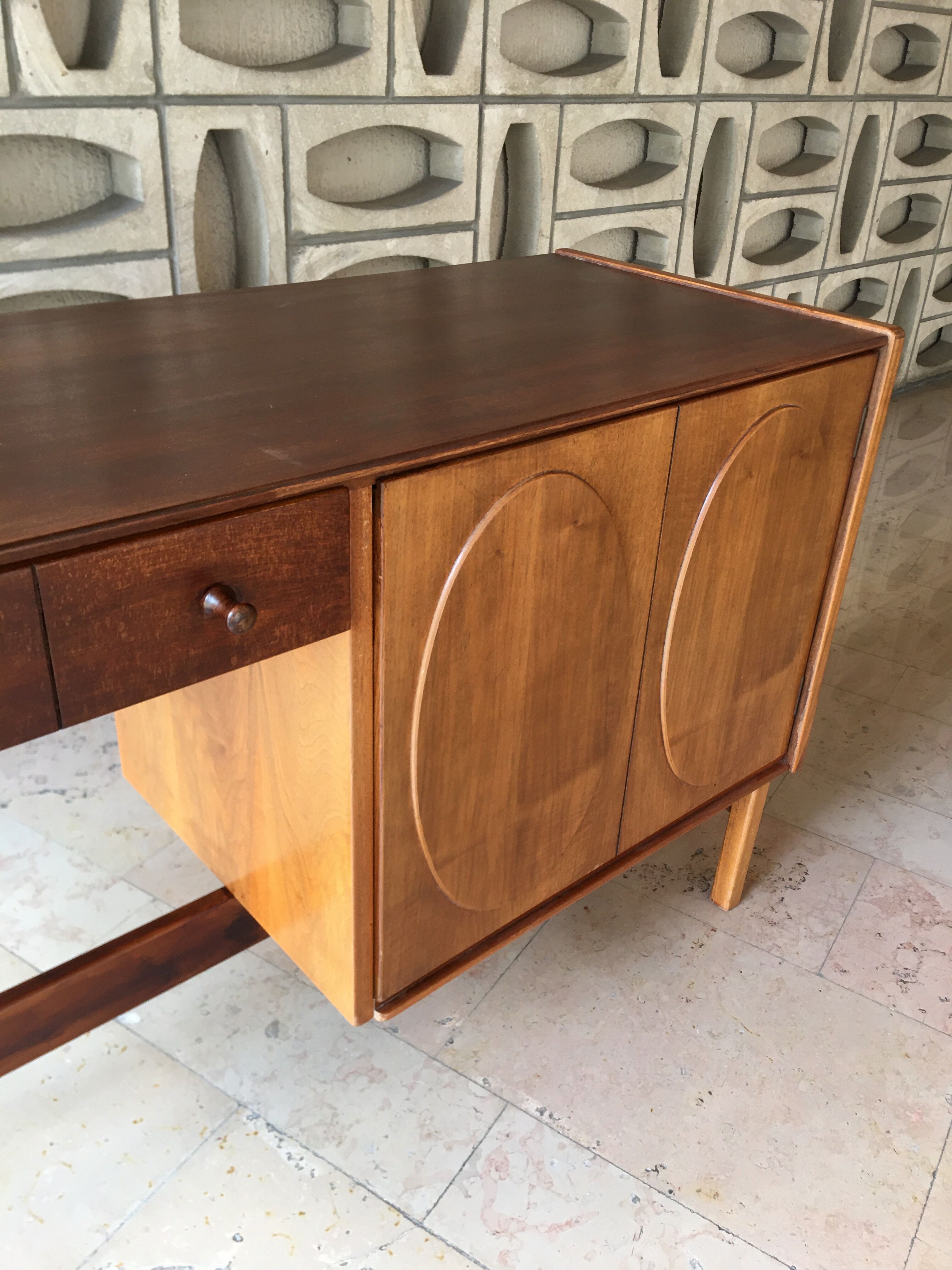 Scandinavian teak office