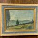 Ennio Cocchi landscape and still life painted on both sides of the panel.