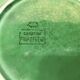 1 flat dessert plate, Gien Primefleur collection, in green slip