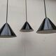 Enameled sheet metal pendant lights