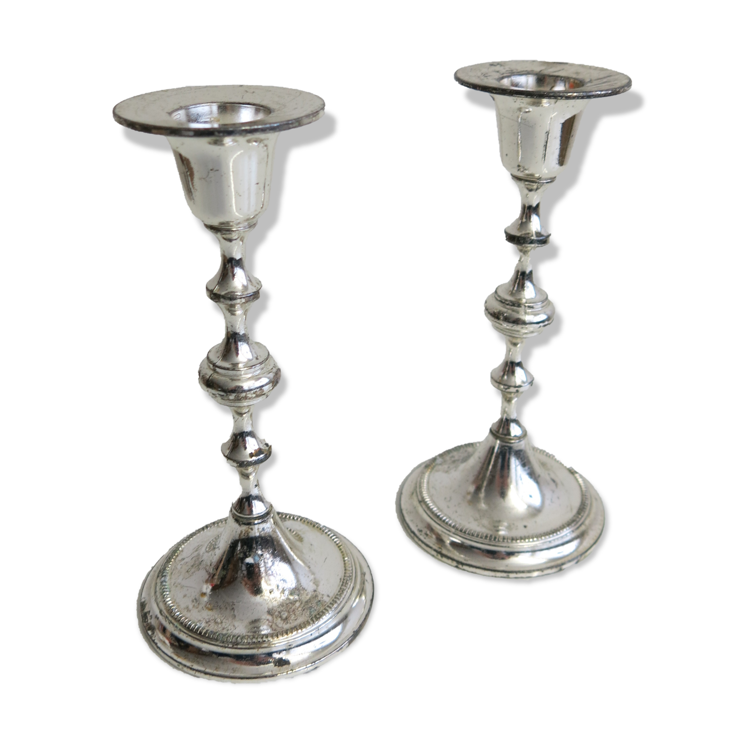 Duo de chandeliers droits de BMF West-Germany