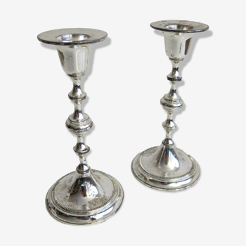 Duo of straight candlesticks from BMF West-Germany