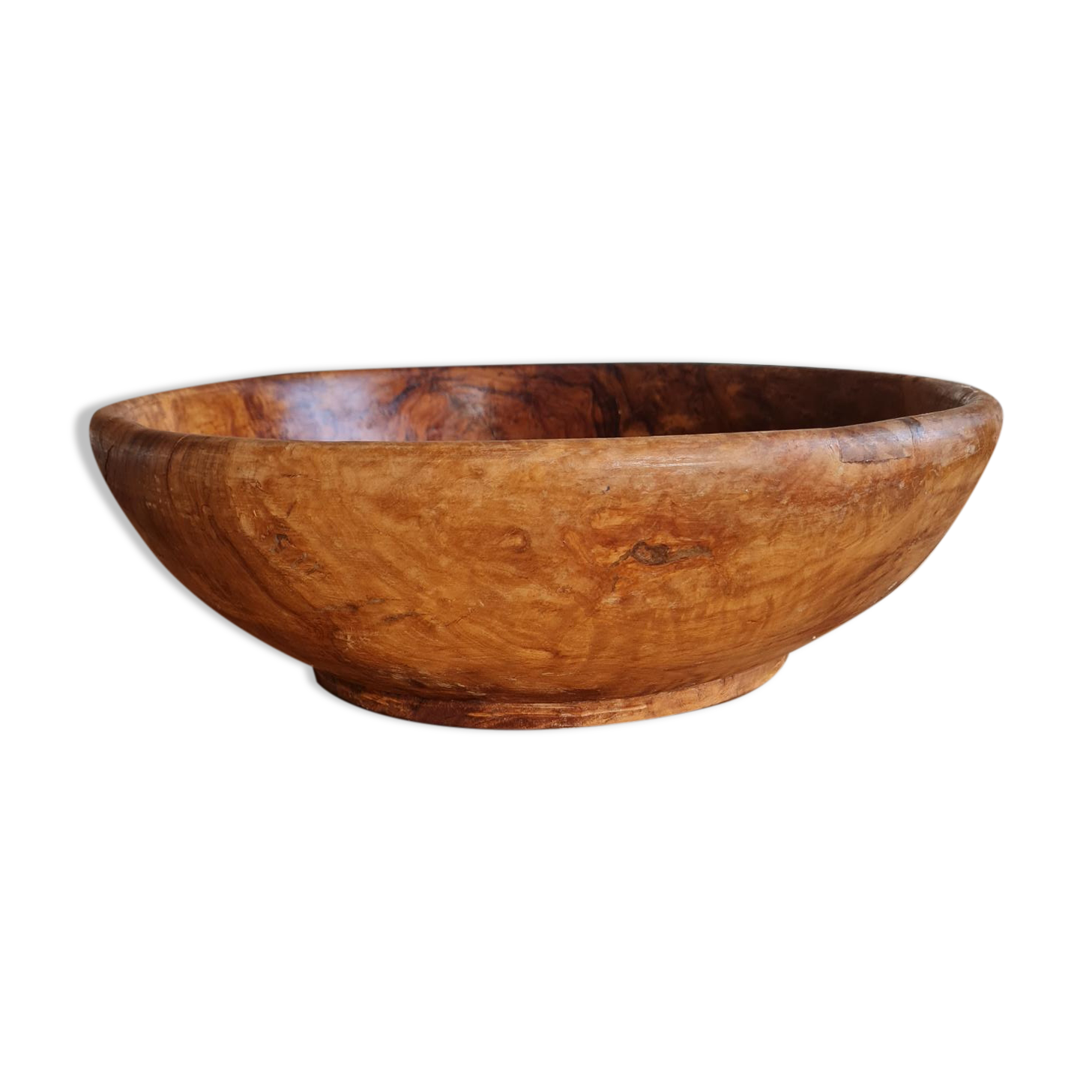 Saladier en bois d'olivier véritable