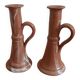 Stoneware candle holders