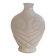 White opaline glass owl vase. Around 1970.