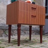 Table de chevet année 70 style scandinave