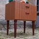 Table de chevet année 70 style scandinave