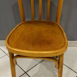 Set of 8 vintage 1960s bistro chairs