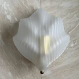 Midcentury glass wall lamps by Zelezny Brod, around 1980s