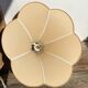 Large petal pendant in pink fabric