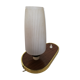 Lampe veilleuse socle forme libre tulipe verre vintage 50/60