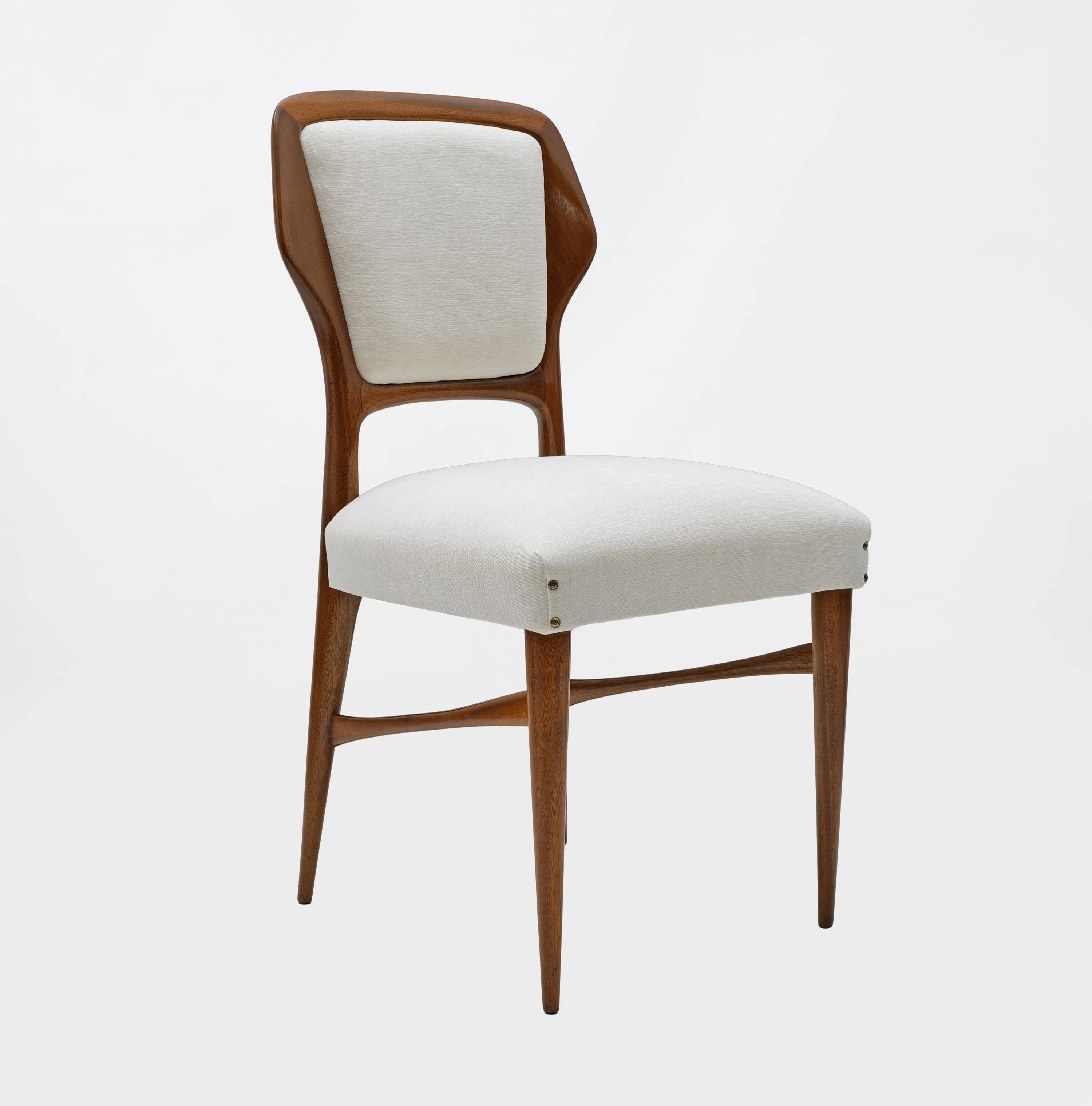 4 chaises de salle à manger italiennes Vittorio Dassi, années 1950