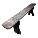 Wooden farm bench