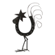 Sculpture d'Art populaire, coq en métal, années 50