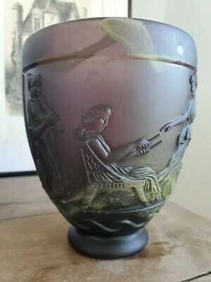 Art Nouveau vase signed Georges de Feure by Daum