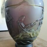 Art Nouveau vase signed Georges de Feure by Daum