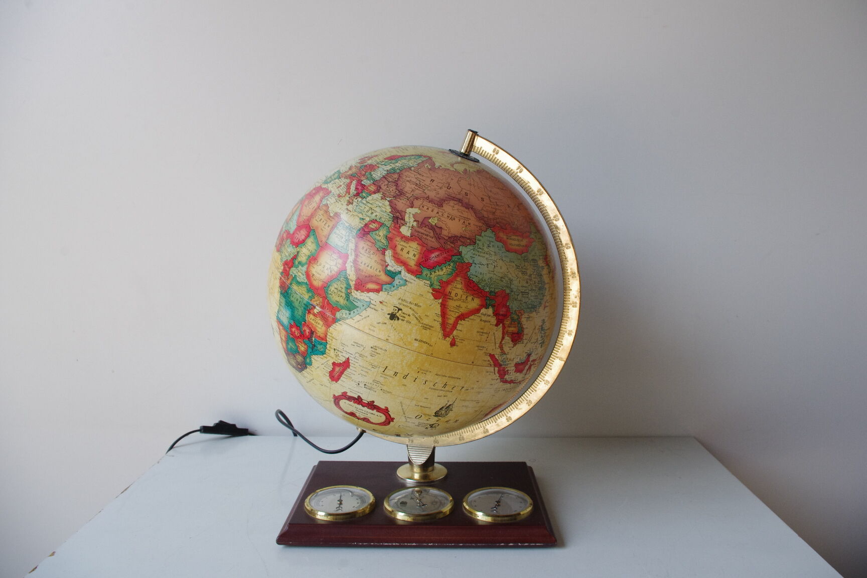 Vintage danish globe, 1970s