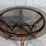 Rattan dining table