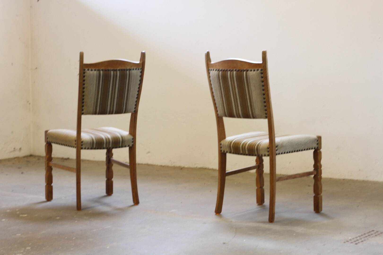 Vintage 1960s Danish Oak Dining Chairs style of Henning Kjærnulf, Denmark