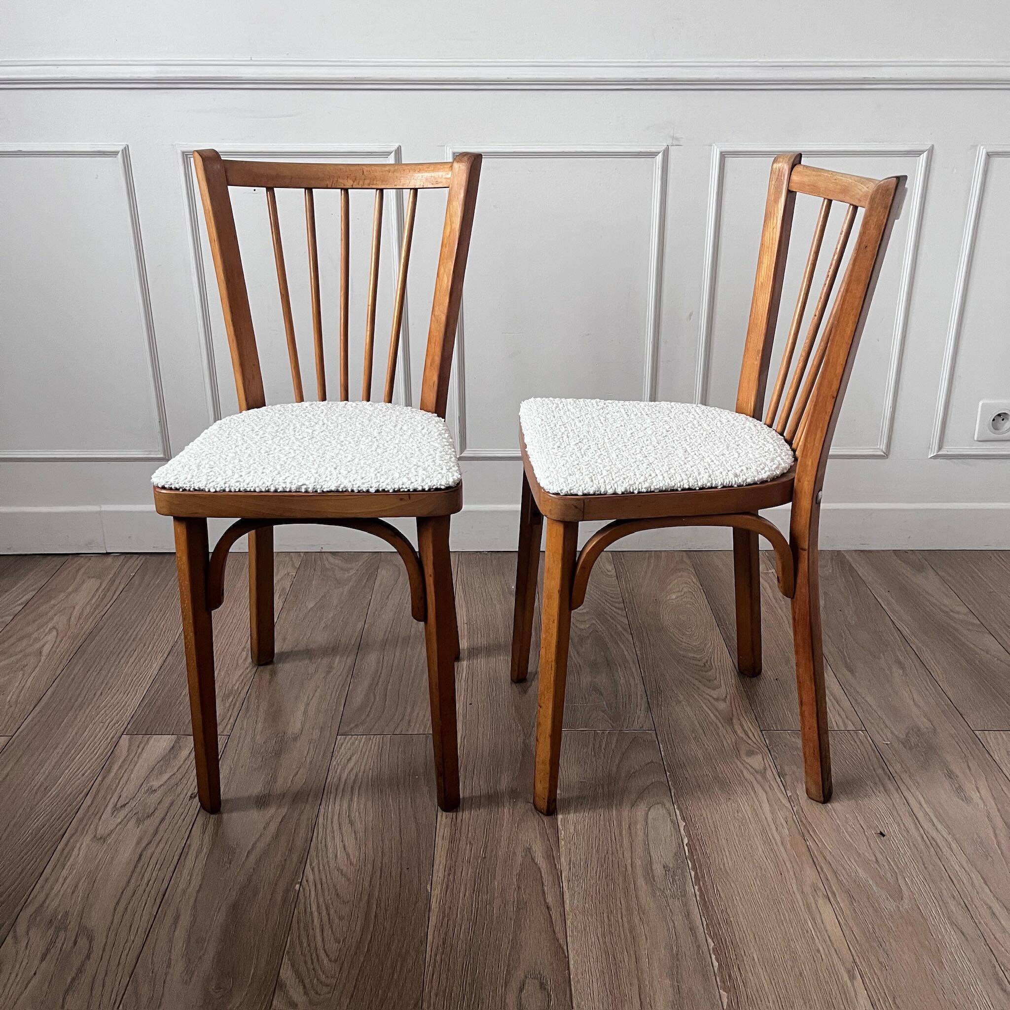 Paire de chaises bistrot Baumann