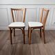 Paire de chaises bistrot Baumann