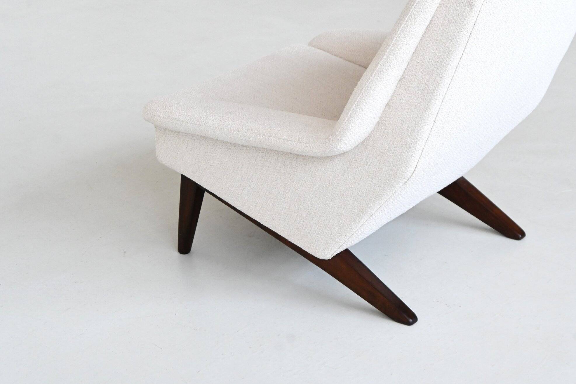 Fauteuil lounge Folke Ohlsson modèle 4410 Fritz Hansen Danemark 1960
