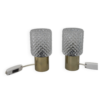 Ensemble de deux lampes de table/chevet par Kamenicky Senov, 1960s