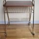 Rolling vinyl storage trolley