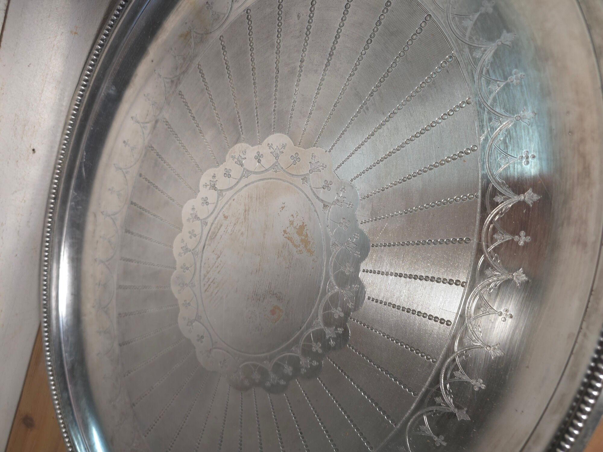 Silver-plated tray