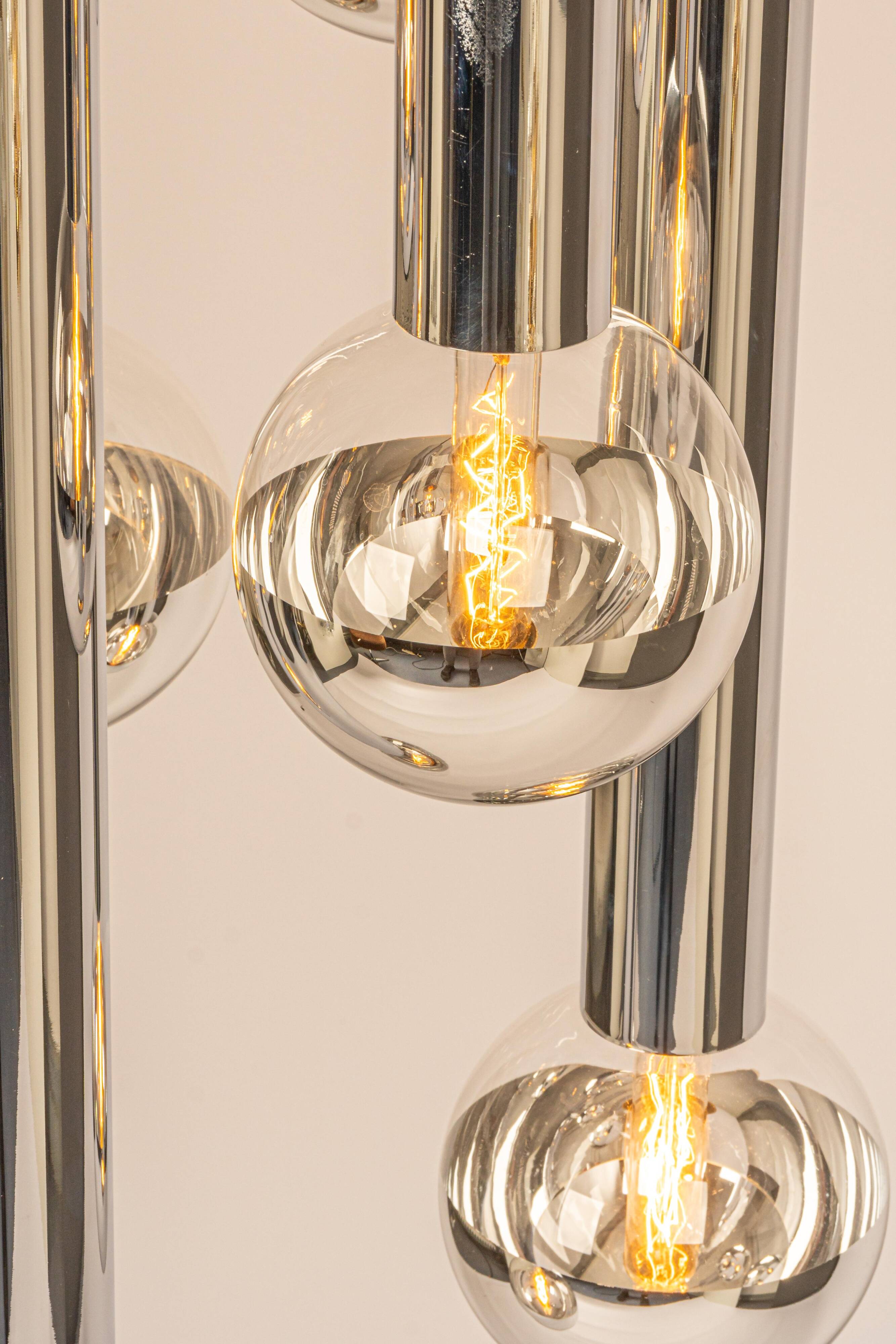 cascade chandelier design for Staff Leuchten, Germany, 1970s