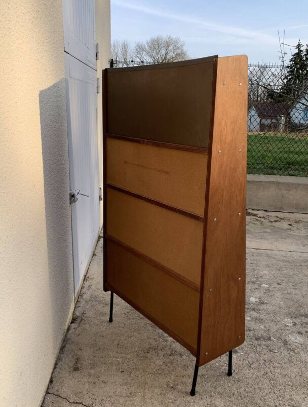 Bibliothèque vintage vitrée Alta 1950