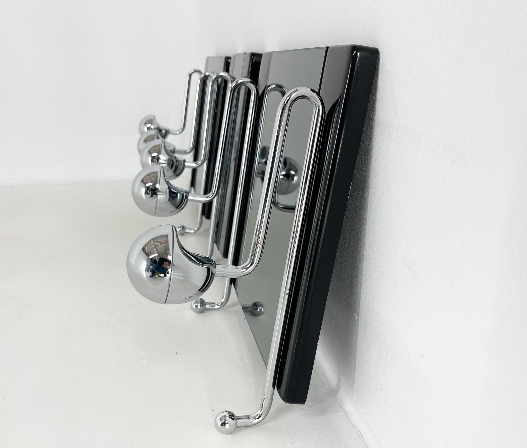 Set of 3 coat racks 1970