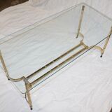 Table basse plateau en verre