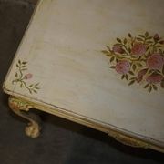 Bureau style géorgien victorien peint à la main circa 1860