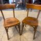 Pair of old bistro chairs