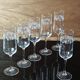 Set of 6 Luminarc Gourmet "Grabè" champagne flutes.