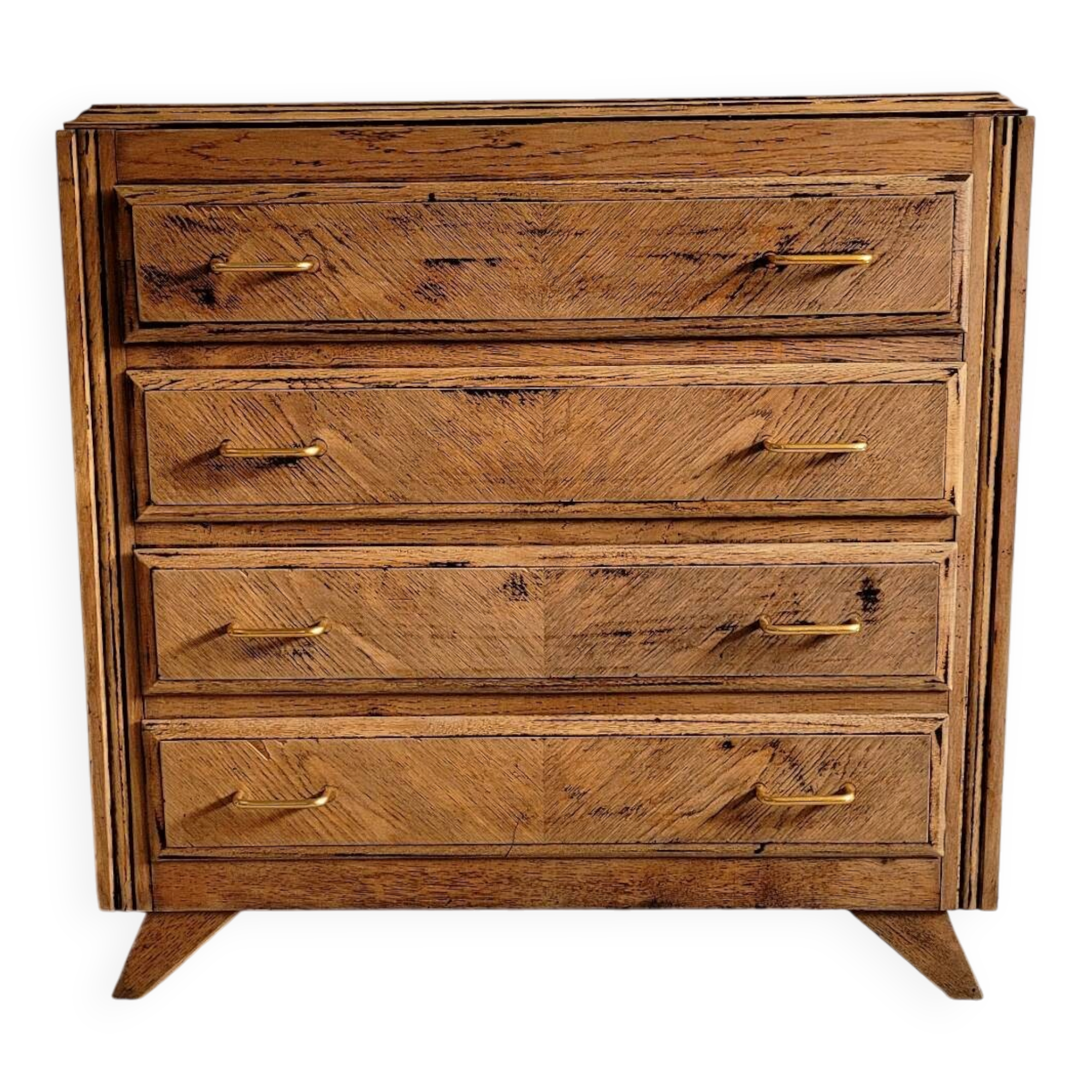 Commode de style vintage pieds compas