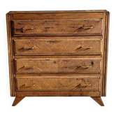 Commode de style vintage pieds compas