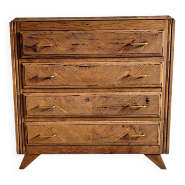 Commode de style vintage pieds compas