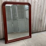 Louis Philippe mirror in mahogany 120x90cm