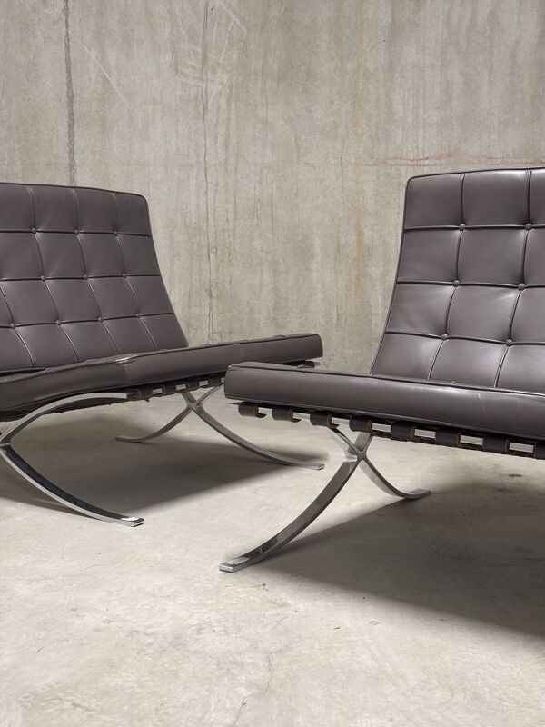 Fauteuil Barcelona Mies Van Der Rohe Knoll