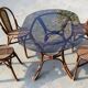 Vintage Rattan and Cane Dining Room