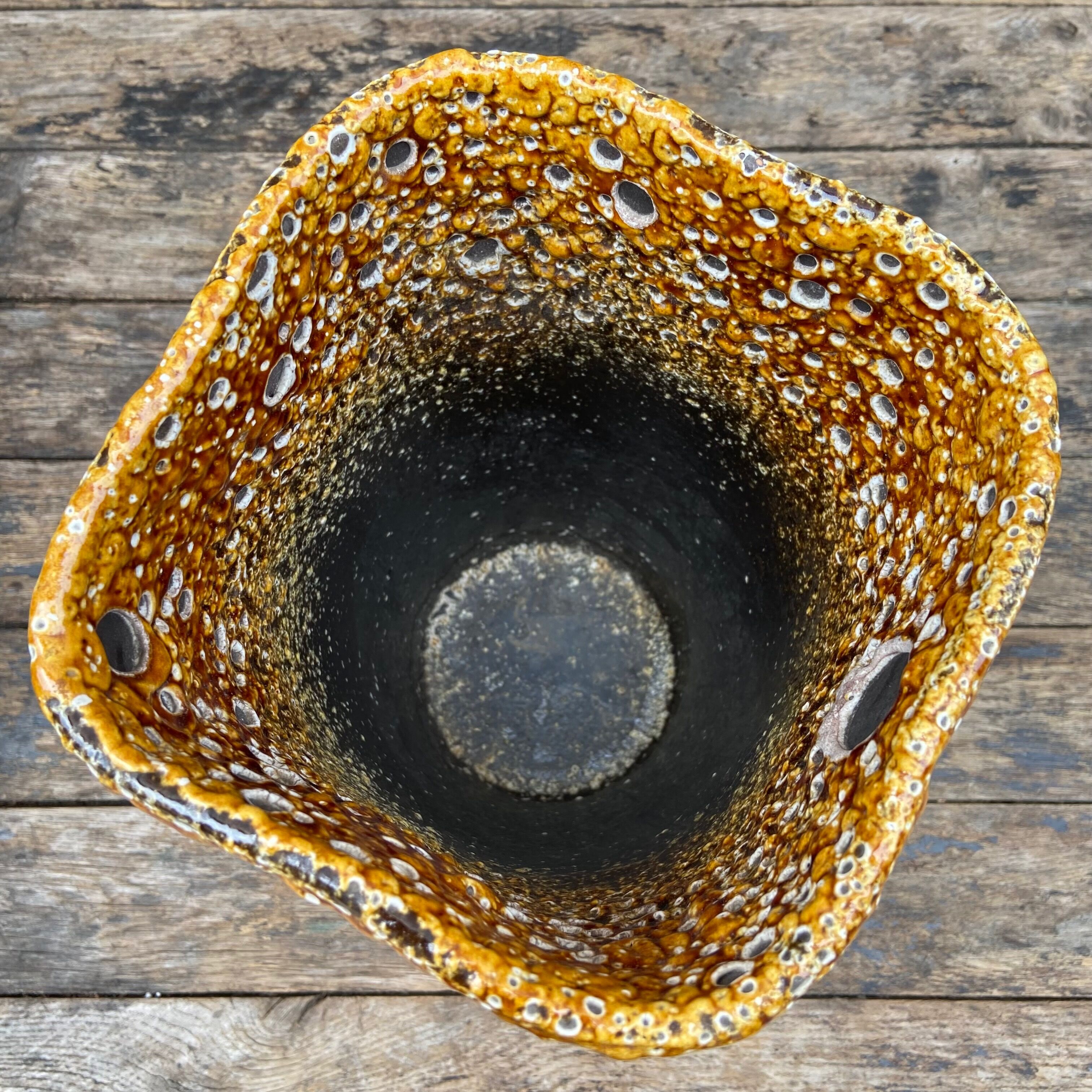 Vase Vallauris-Fat Lava-60s