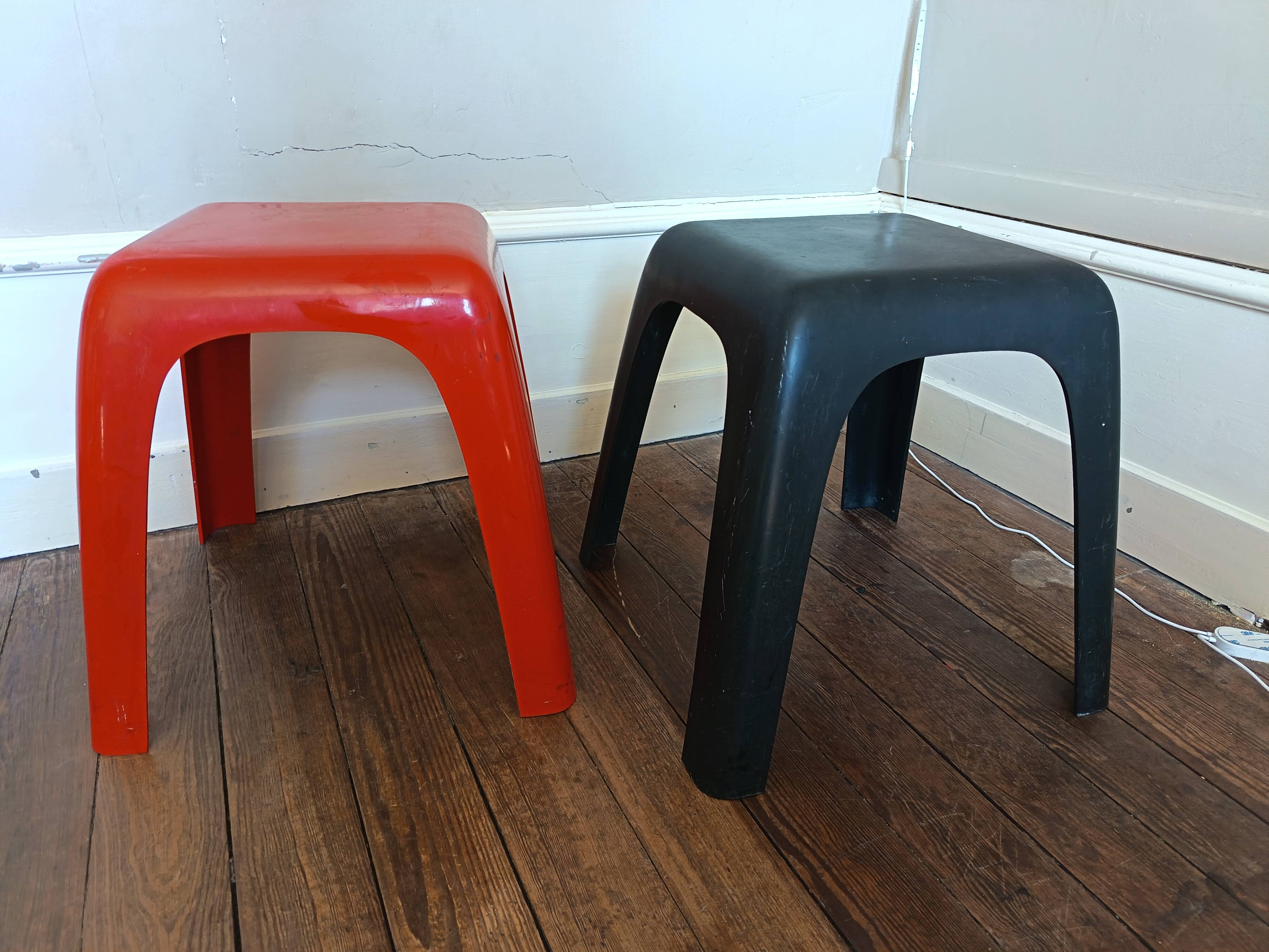 Seventies Small Stools by Valenti - Milan